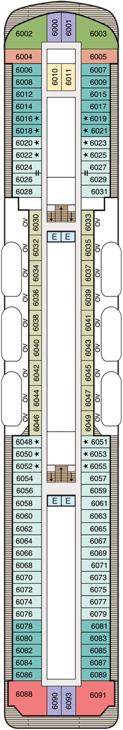 Deck Six deckplan