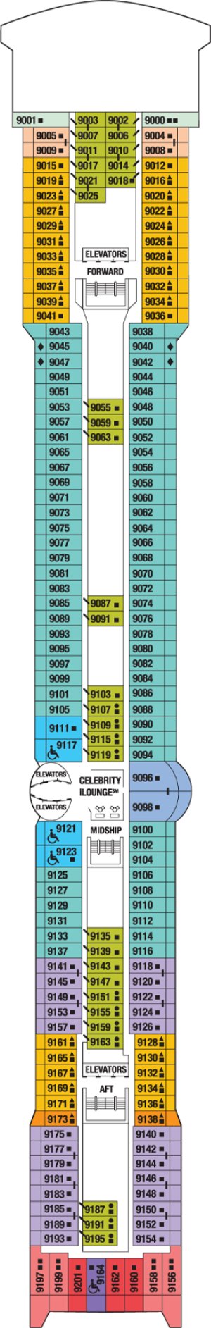 Deck 9 - Sky Deck deckplan