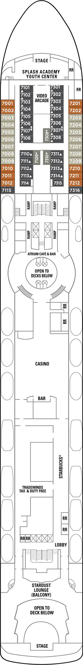 Deck 7 deckplan