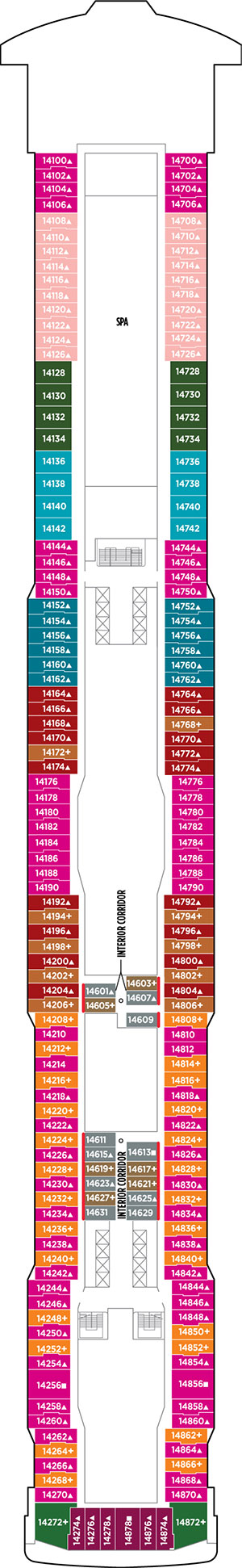 Deck 14 deckplan