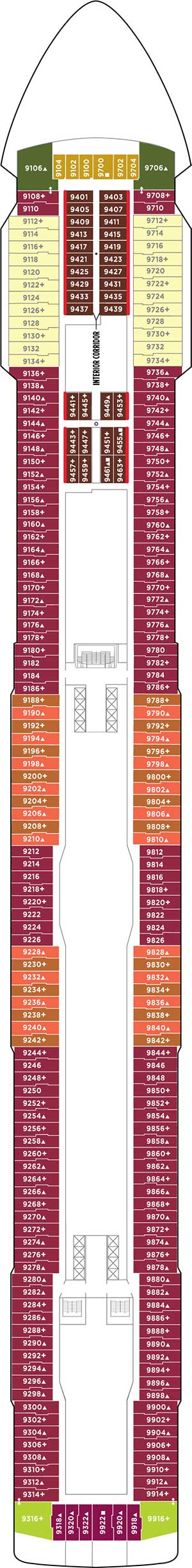 Deck 9 deckplan