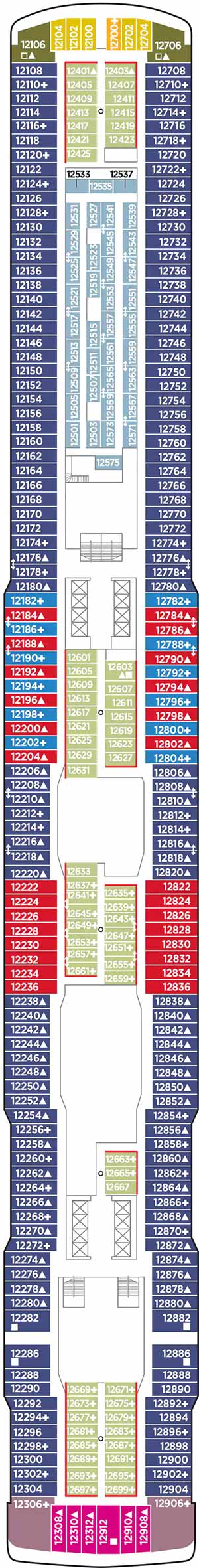 Deck 12 deckplan