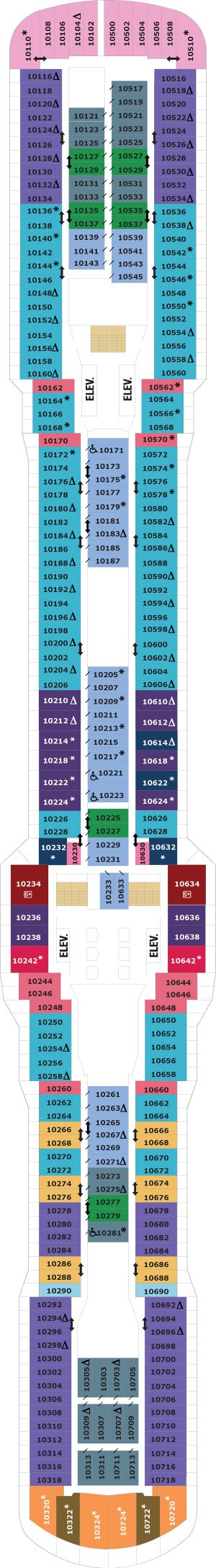 Deck 10 deckplan