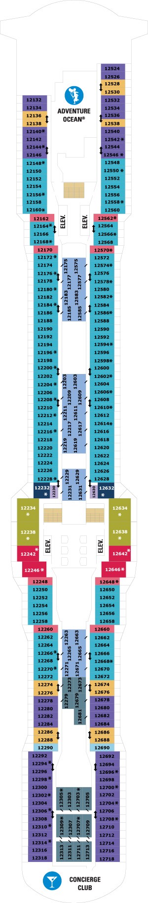 Deck 12 deckplan