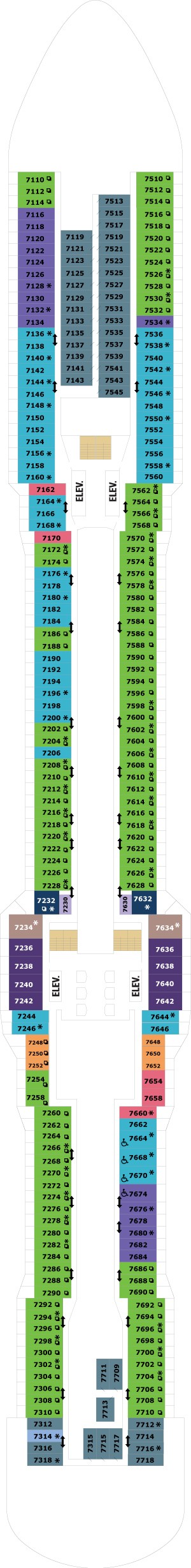 Deck 7 deckplan