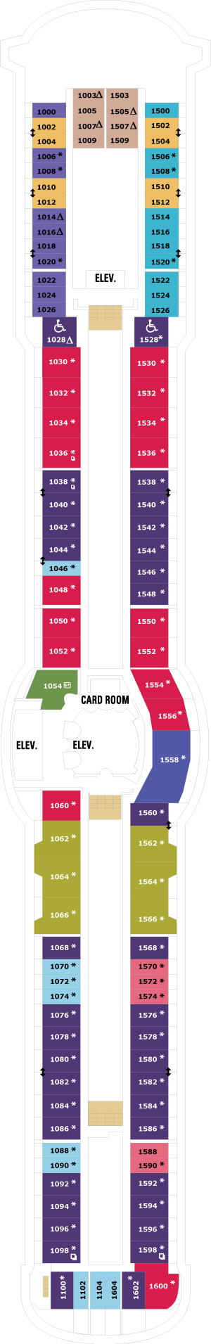 Deck 10 deckplan