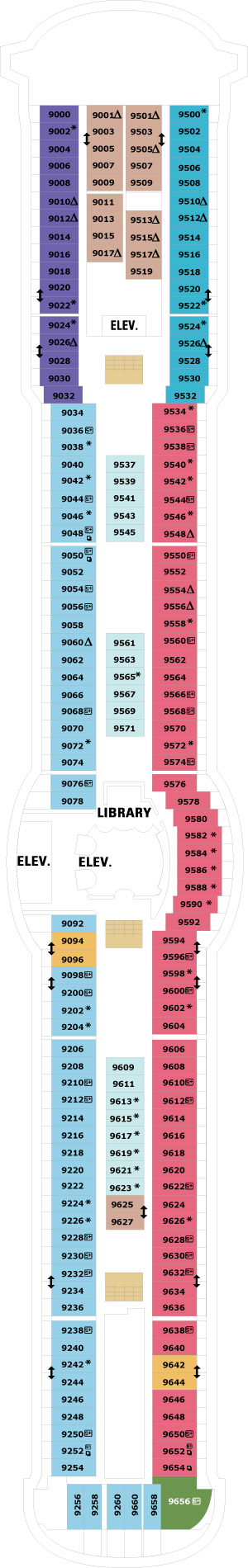 Deck 9 deckplan