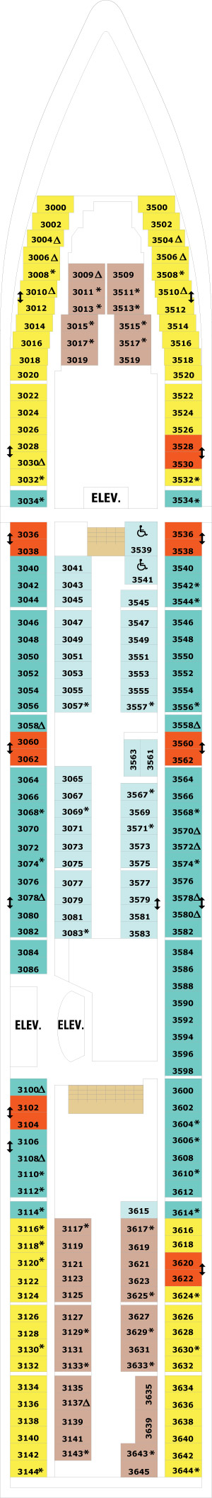 Deck 3 deckplan